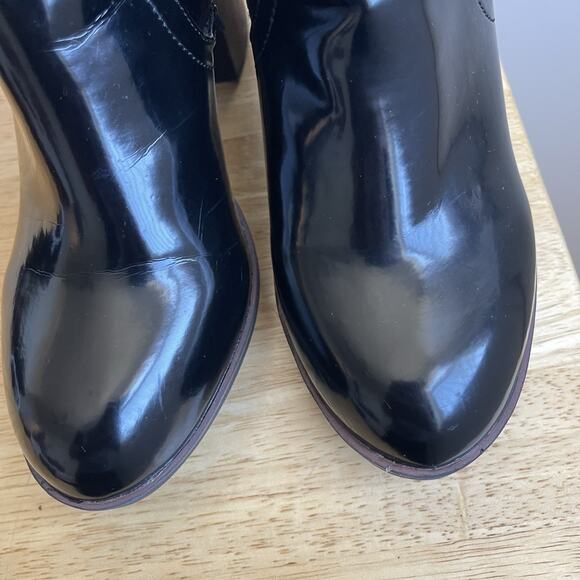 Rocket Dog Women's Reese Boxed In Pu Ankle Bootie 8.5 Black - Picture 3 of 12